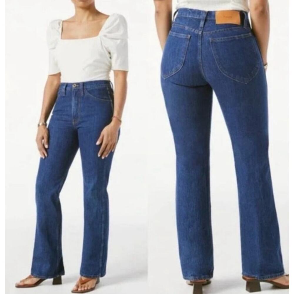 FRAME Denim New Women's Le Italien Pixie Flare High Waist Straight Leg Jeans 30